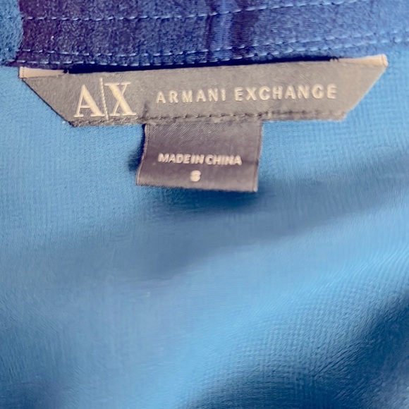 ARMANI EXCHANGE - blue dress - Picture 3 of 3